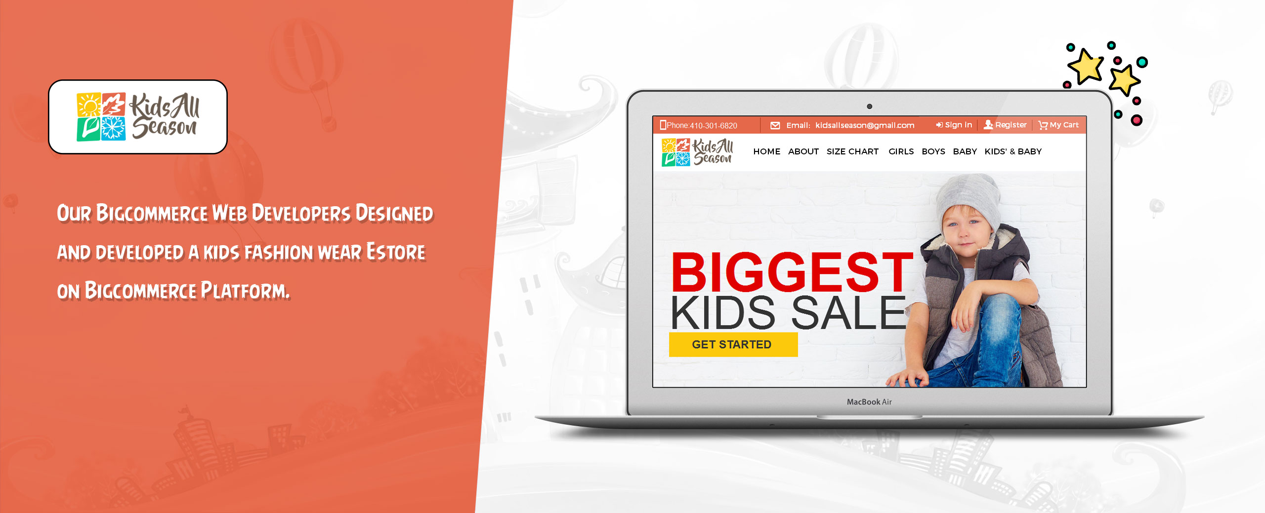 A leading online kids fashion store owner hired our BigCommerce migration experts to move to a new server.