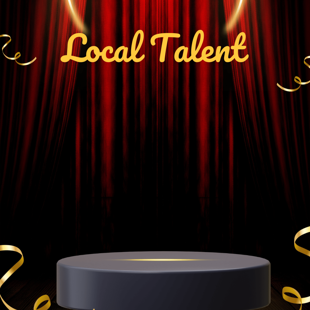 Black And Orange Modern The Talent Show Instagram Post