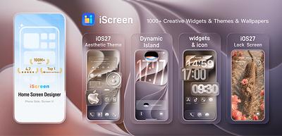 iScreen Introduces Liquid Glass Themes and Advanced Widgets for iOS 27-Style Home Screen Customization