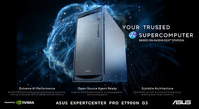ASUS Launches ExpertCenter Pro ET900N G3 Built on NVIDIA DGX Station Architecture