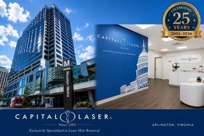 CAPITAL LASER CELEBRATES 25TH ANNIVERSARY OF SPECIALIZED LASER HAIR REMOVAL EXPERTISE IN ARLINGTON, VA