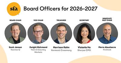 Specialty Food Association Welcomes New Board Officers and Directors for 2026-2027